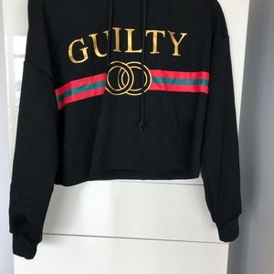 Gucci type shrug hoodie